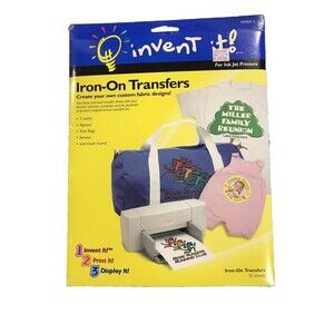 Invent It Iron-On Transfers by International Paper **New in Package**
